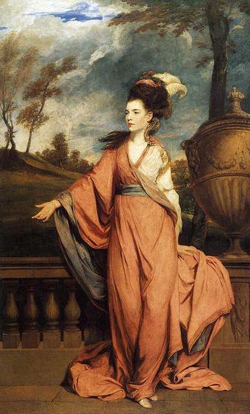 Sir Joshua Reynolds Portrait of Jane Fleming, Countess of Harrington wife of Charles Stanhope, 3rd Earl of Harrington oil painting image